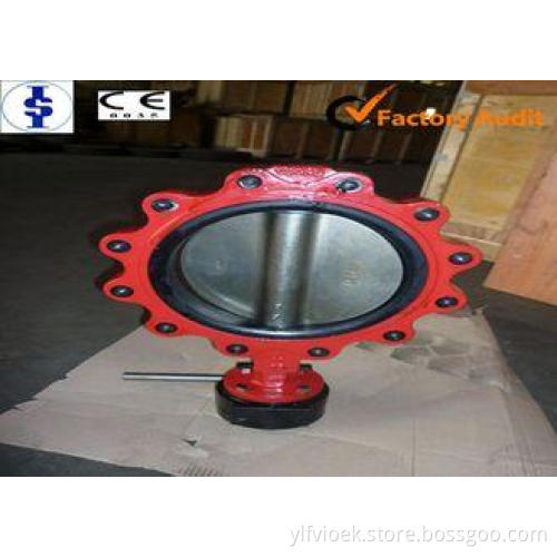 Pneumatic Flanged Lug Butterfly Valve Ductile Iron With PTF